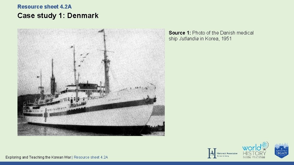 Resource sheet 4. 2 A Case study 1: Denmark Source 1: Photo of the