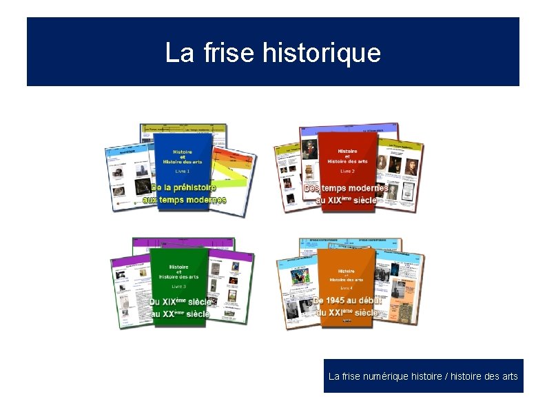 La frise historique La frise numérique histoire / histoire des arts 