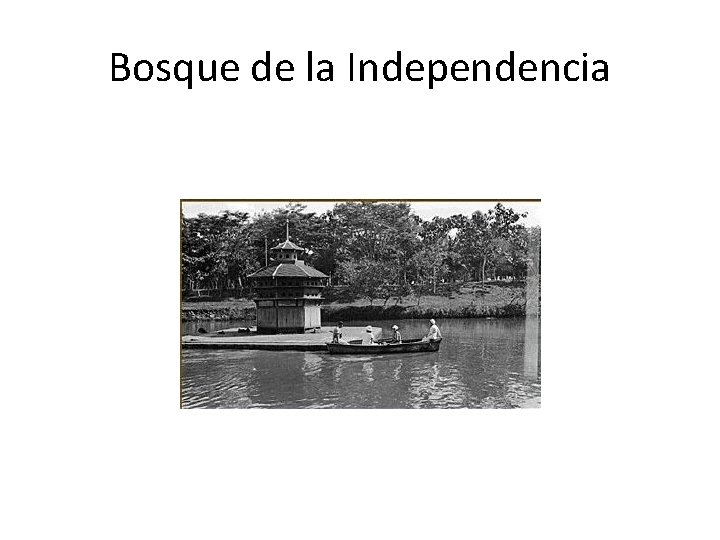 Bosque de la Independencia 