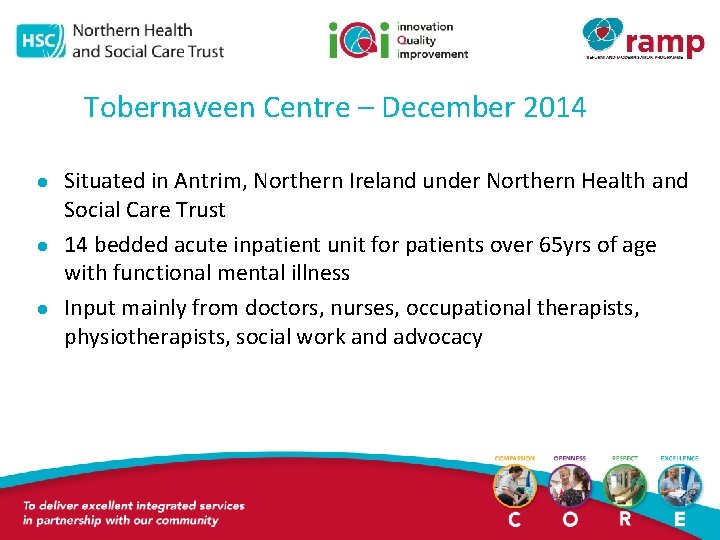 Tobernaveen Centre – December 2014 l l l Situated in Antrim, Northern Ireland under