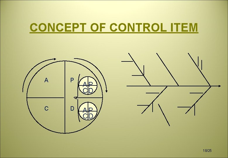 CONCEPT OF CONTROL ITEM A P C D AP CD 18/25 