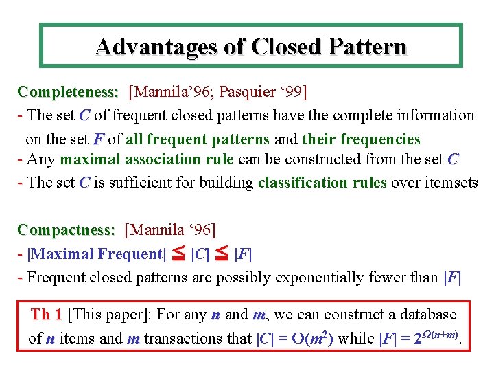 An Efficient Algorithm for Enumerating Closed Patterns in