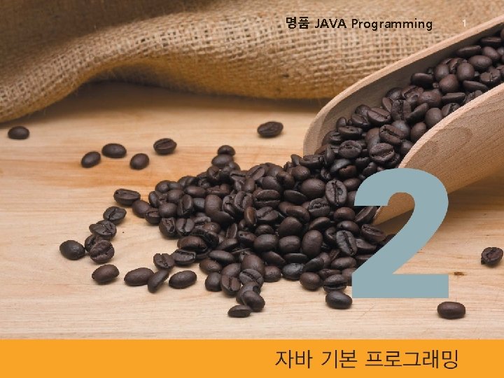 명품 JAVA Programming 1 