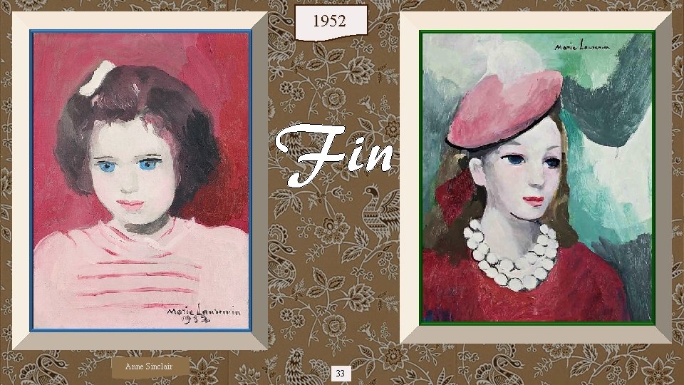 1952 Fin Anne Sinclair 33 