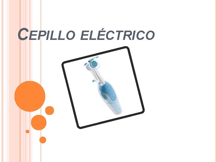 CEPILLO ELÉCTRICO 