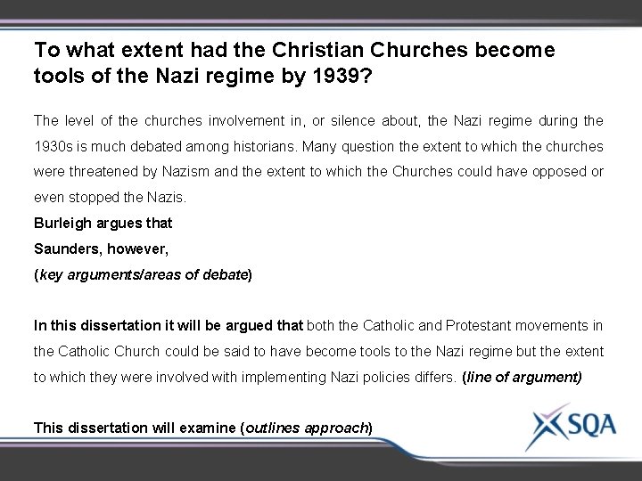 To what extent had the Christian Churches become tools of the Nazi regime by To what extent had the Christian Churches become tools of the Nazi regime by