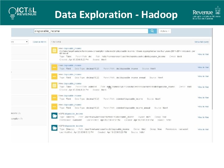 Data Exploration - Hadoop 