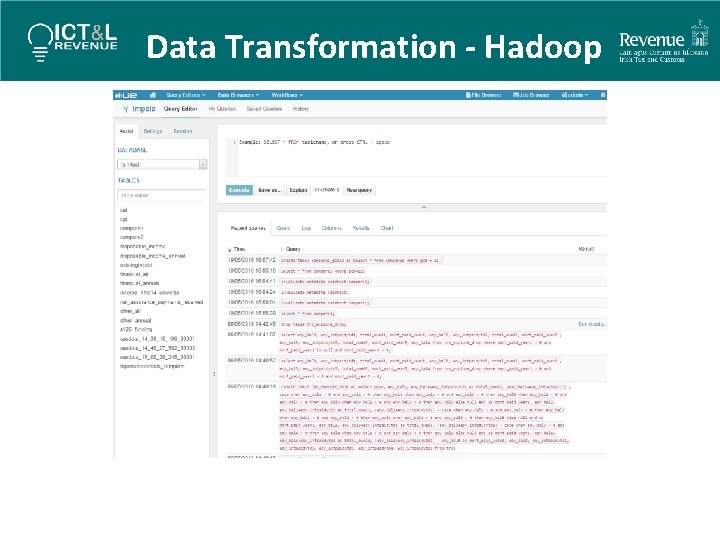 Data Transformation - Hadoop 