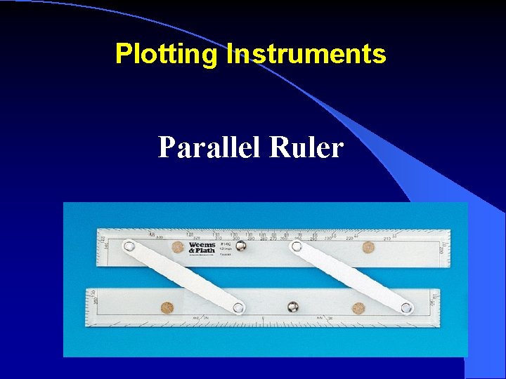 Plotting Instruments Parallel Ruler 