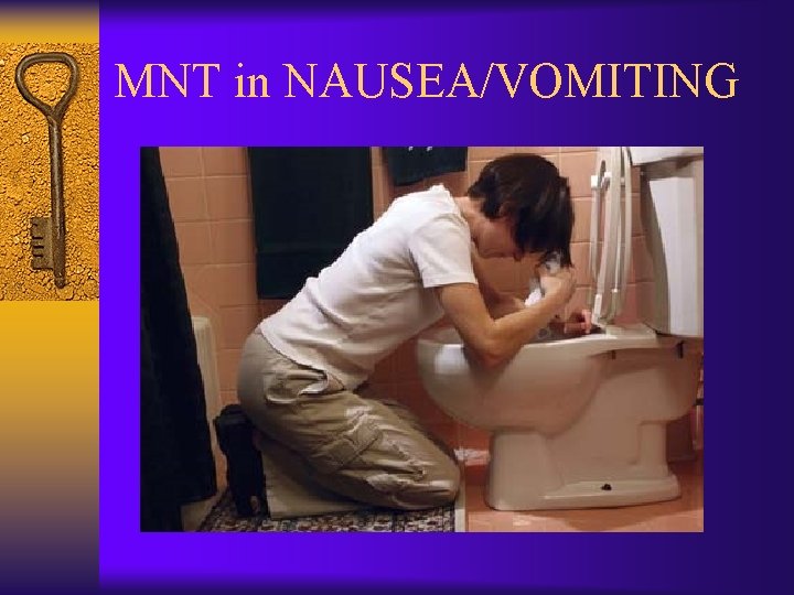 MNT in NAUSEA/VOMITING 