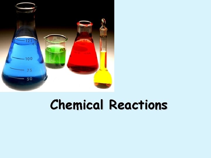 Chemical Reactions 