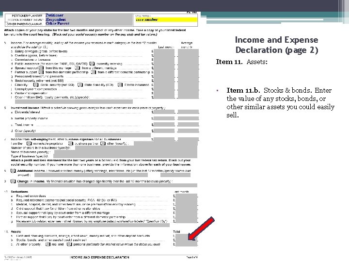 Declaration Expenses How to Prepare an Income and Expense Declaration
