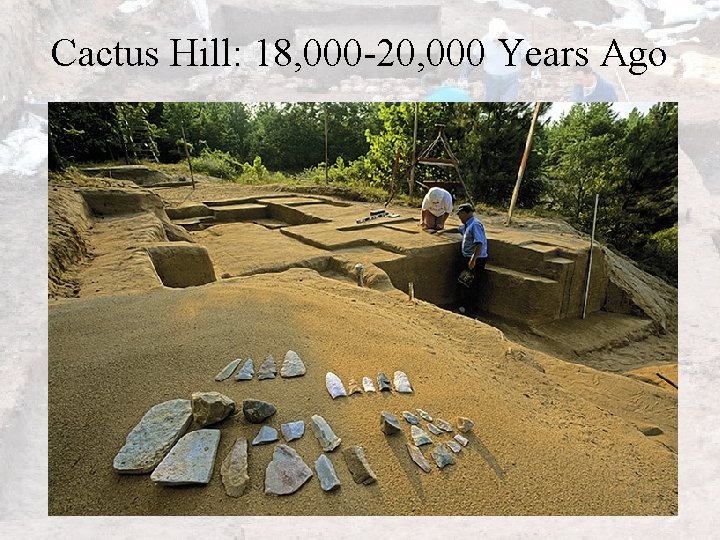 Cactus Hill: 18, 000 -20, 000 Years Ago 