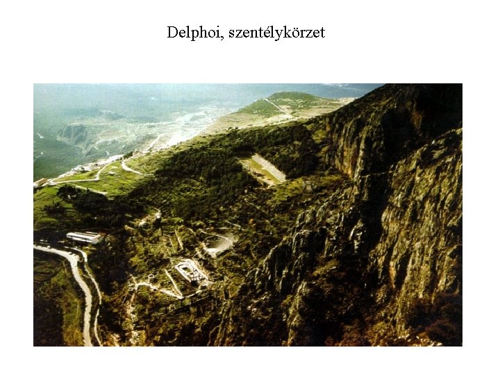 Delphoi, szentélykörzet 