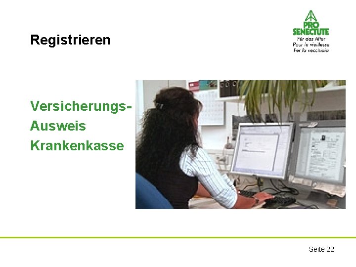 Registrieren Versicherungs. Ausweis Krankenkasse Seite 22 
