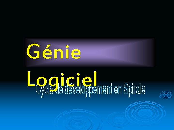 Génie Logiciel 