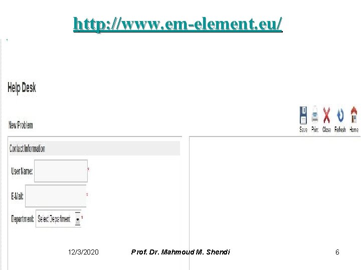 http: //www. em-element. eu/ 12/3/2020 Prof. Dr. Mahmoud M. Shendi 6 