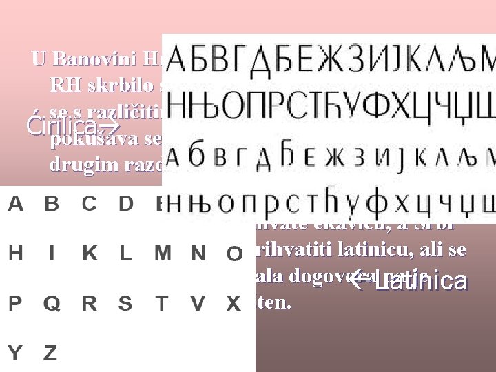 U Banovini Hrvatskoj, u NDH i suvremenoj RH skrbilo se i skrbi o hrvatskom