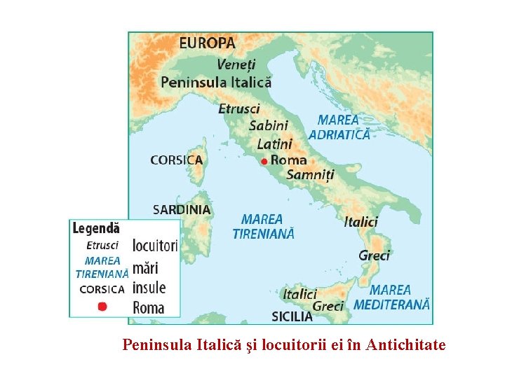 Peninsula Italică şi locuitorii ei în Antichitate 