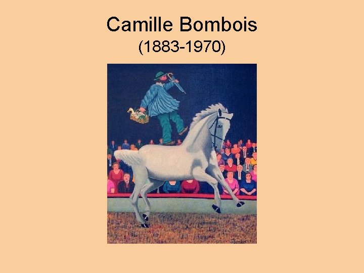 Camille Bombois (1883 -1970) 