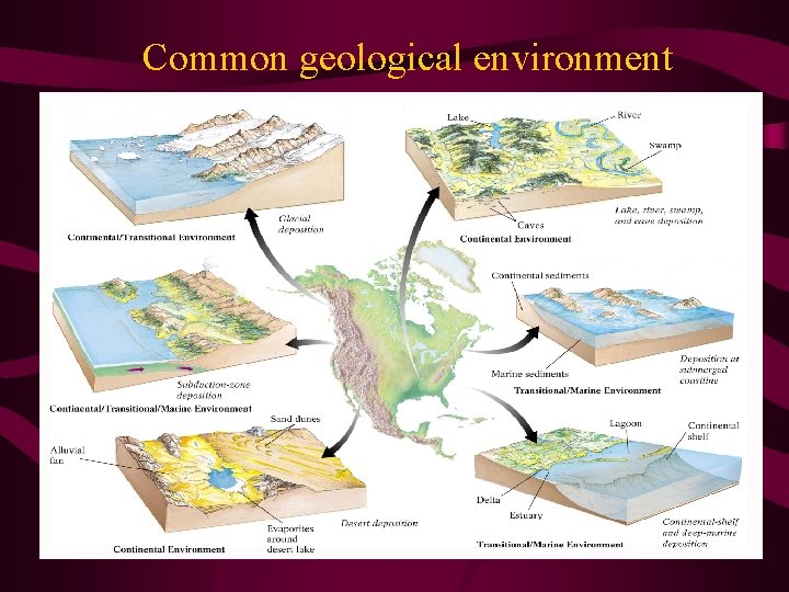 Common geological environment 