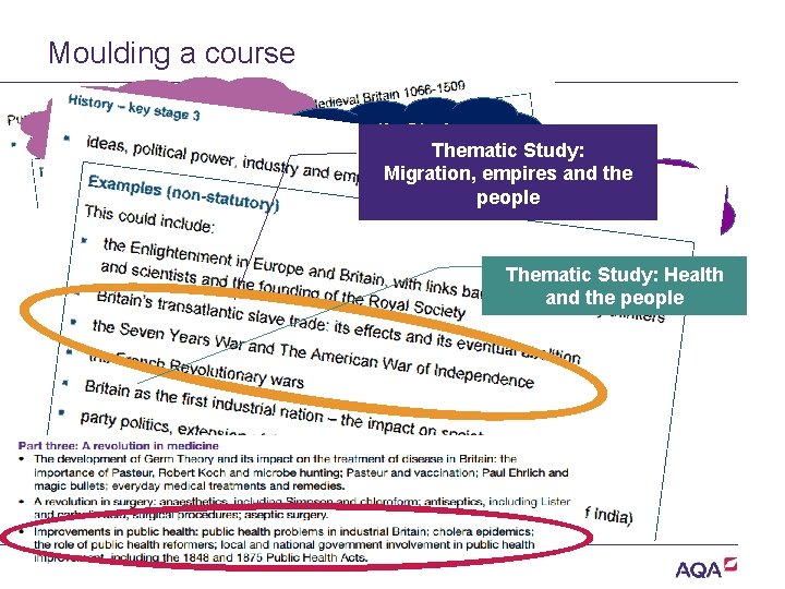 Moulding a course British Depth Study: v. The clientele: Thematic Study: Norman England Thematic