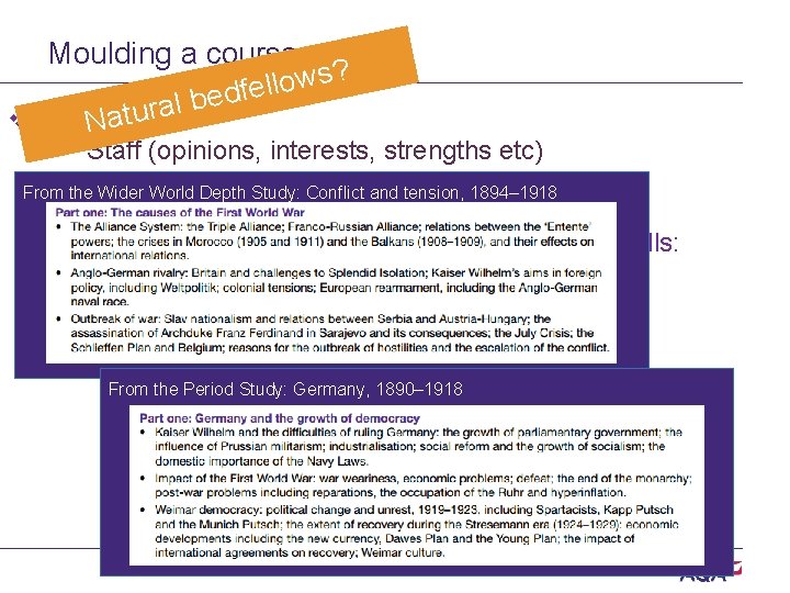 Moulding a course ? s w o l l fe d e b l
