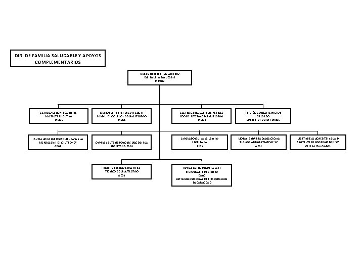 DIR. DE FAMILIA SALUDABLE Y APOYOS COMPLEMENTARIOS DURAN HERRERA LUIS ALBERTO DIR. FAMILIA SALUDABLE.