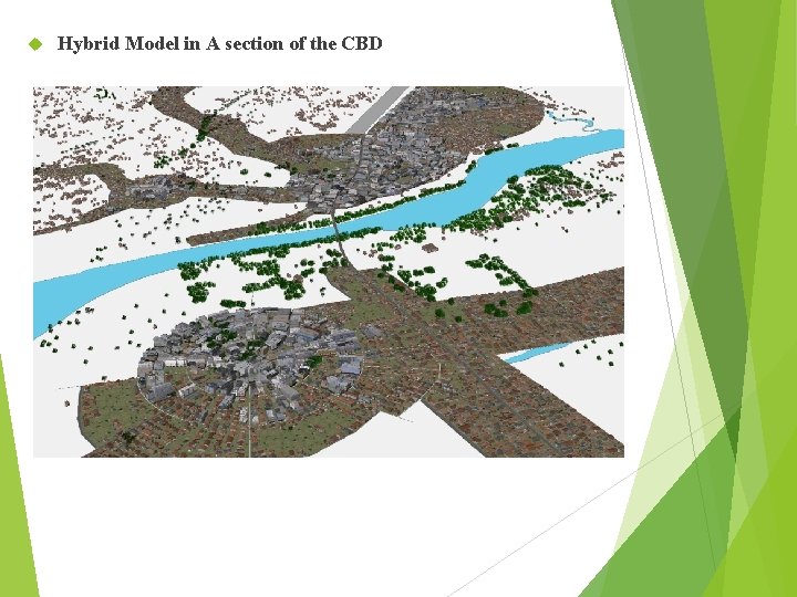  Hybrid Model in A section of the CBD 