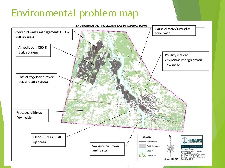 Environmental problem map 