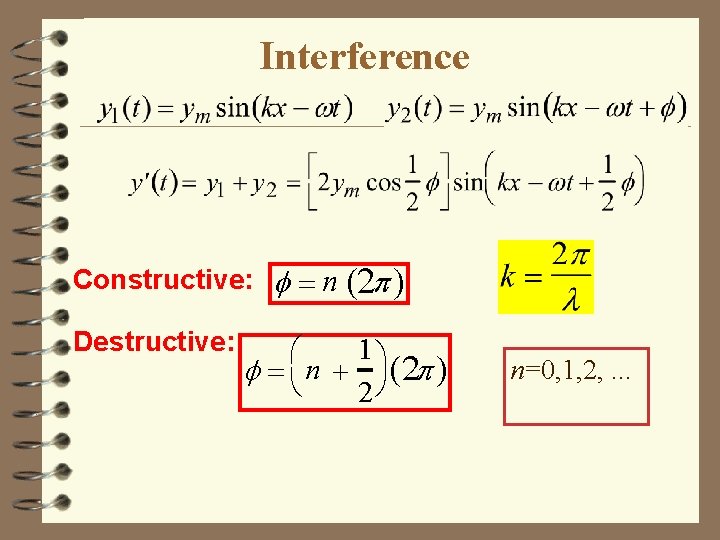 Review Waves I Waves Particle A Tiny Concentration