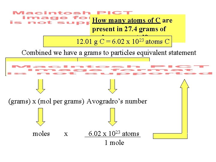 How many atoms of C are present in 27. 4 grams of carbon nonmetal?