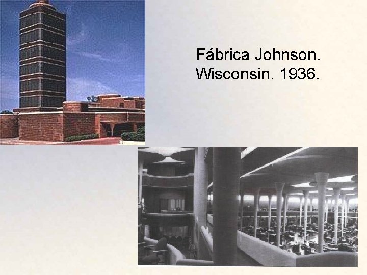 Fábrica Johnson. Wisconsin. 1936. 