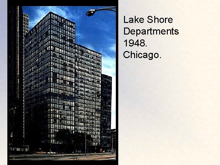 Lake Shore Departments 1948. Chicago. 