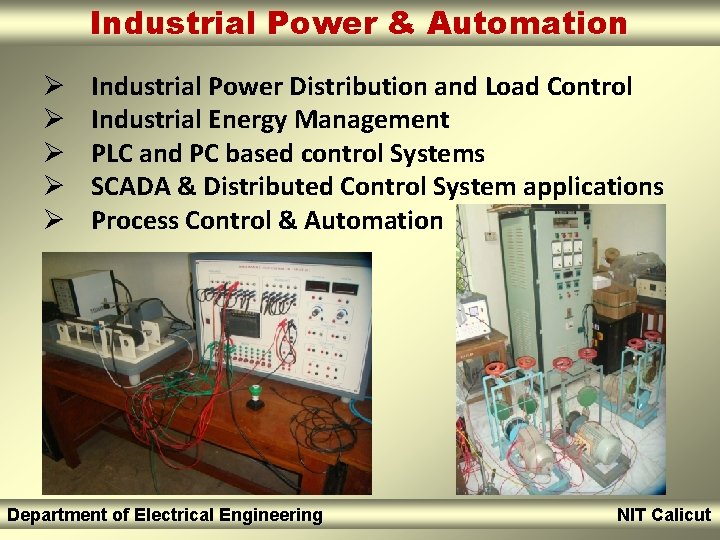 Industrial Power & Automation Ø Ø Ø Industrial Power Distribution and Load Control Industrial