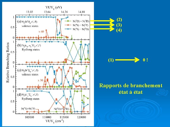 (2) (3) (4) (1) 0! Rapports de branchement état à état 