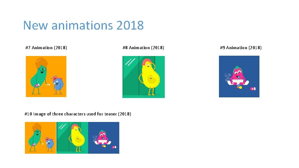 New animations 2018 #7 Animation (2018) #8 Animation (2018) #10 Image of three characters