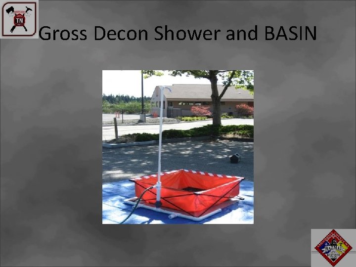 Gross Decon Shower and BASIN 