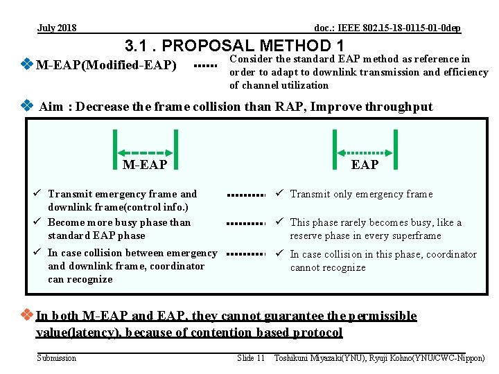 July 2018 doc. : IEEE 802. 15 -18 -0115 -01 -0 dep 3. 1.