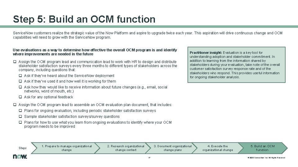 Step 5: Build an OCM function Service. Now customers realize the strategic value of