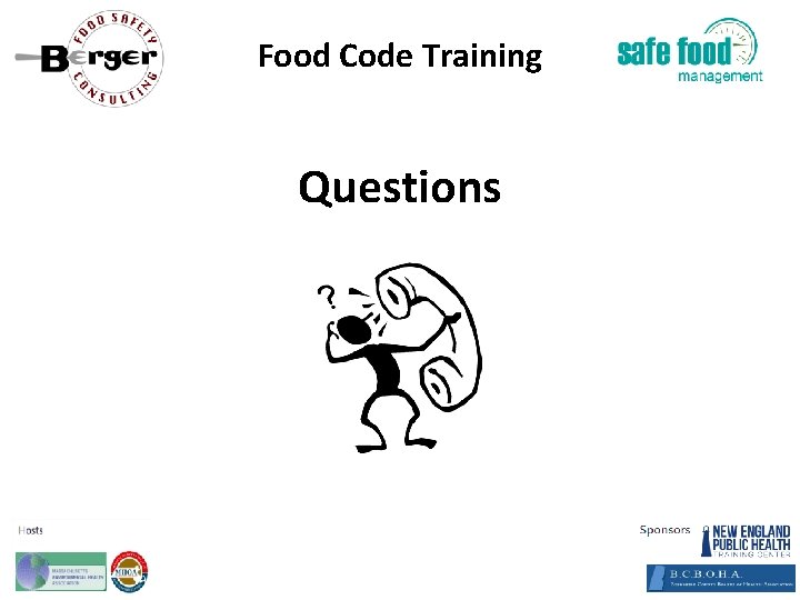Food Code Training Questions 