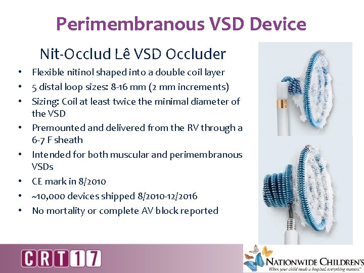 Novel Transcatheter Technologies For Congenital Heart Disease Whats