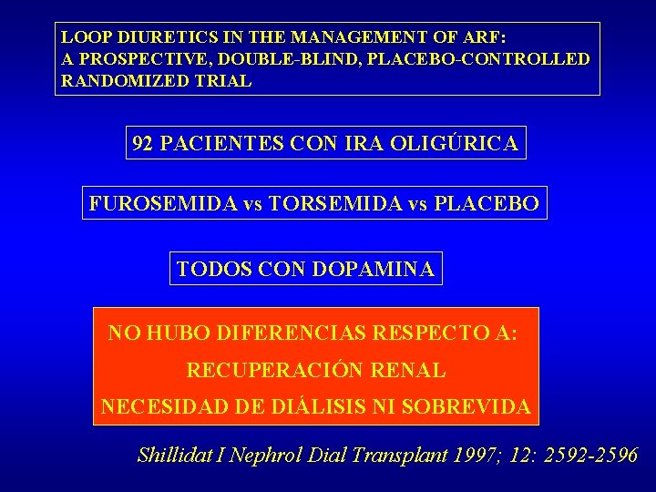 LOOP DIURETICS IN THE MANAGEMENT OF ARF: A PROSPECTIVE, DOUBLE-BLIND, PLACEBO-CONTROLLED RANDOMIZED TRIAL 92