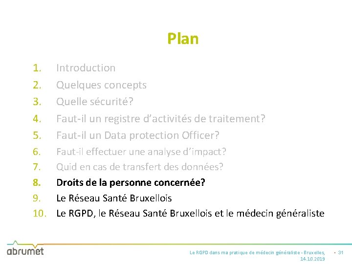 Plan 1. 2. 3. 4. 5. Introduction Quelques concepts Quelle sécurité? Faut-il un registre