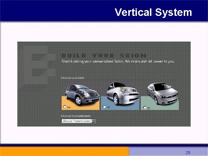 Vertical System 25 