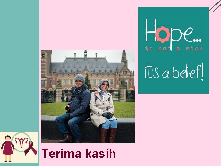 Logo. Typ e Terima kasih 