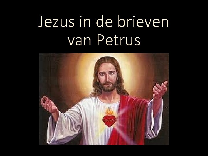 Jezus in de brieven van Petrus 