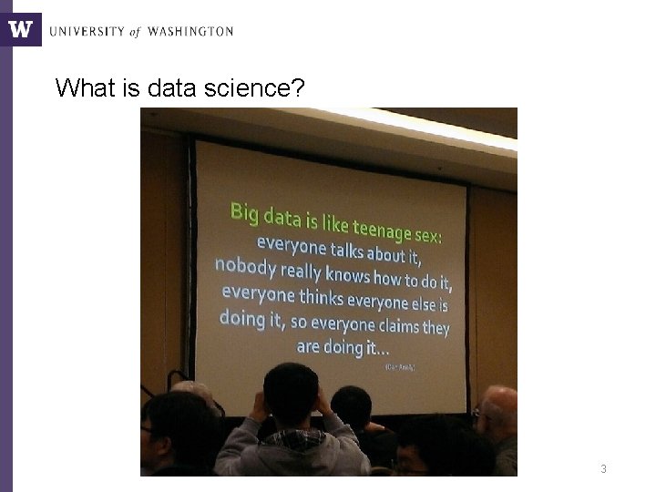 Impact What is data science? 3 Impact What is data science? 3