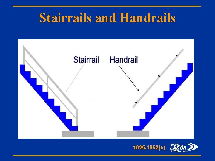 Stairrails and Handrails 1926. 1052(c) 