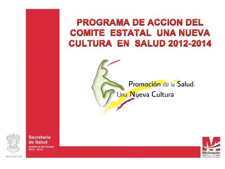 PROGRAMA DE ACCION DEL COMIT ESTATAL UNA NUEVA